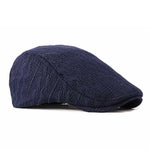 Beret Casquette en Bleu Marine