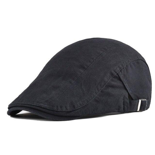Beret Casquette Noir Homme