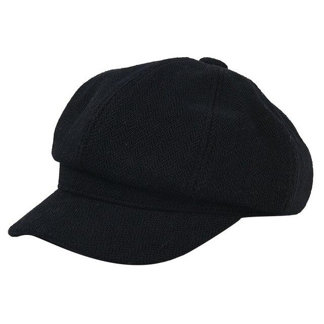 Béret Gavroche Femme Noir
