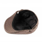 Casquette Marron Béret Chevron