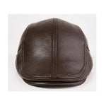 Casquette Plate Anglaise Cuir