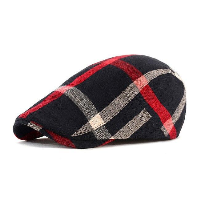 Casquette Béret à Carreaux