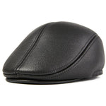 Casquette Beret Cuir Homme