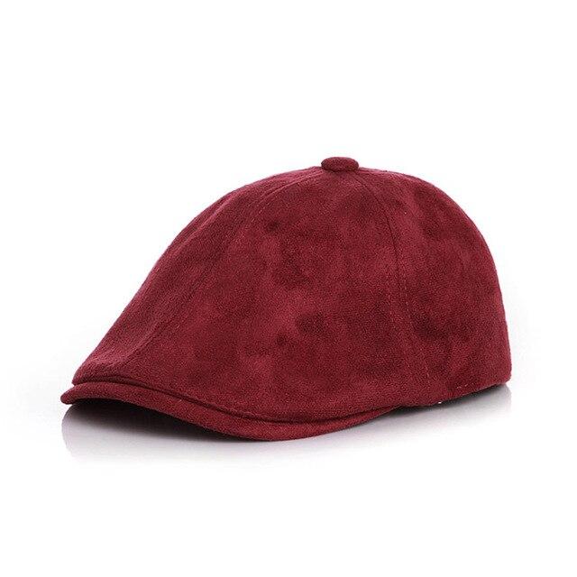 Casquette Béret Enfant Rouge Bordeaux