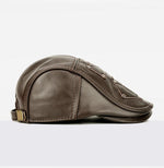 Casquette en Cuir Homme