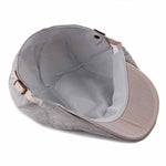 Béret Casquette Plate Grise