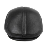 Casquette Beret Pour Homme en Cuir