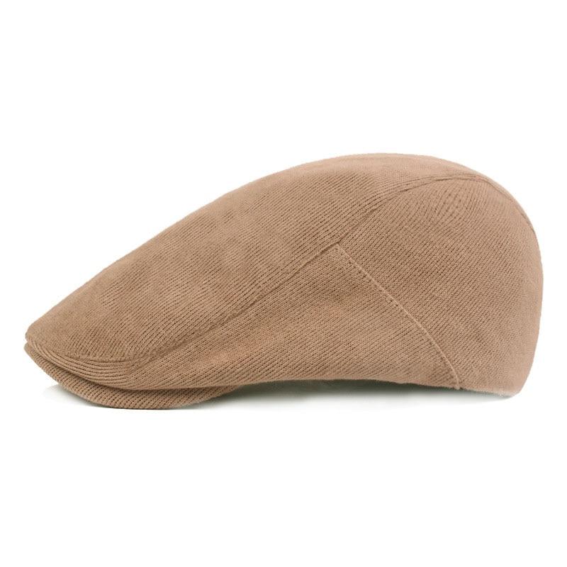 Casquette Plate Kaki béret