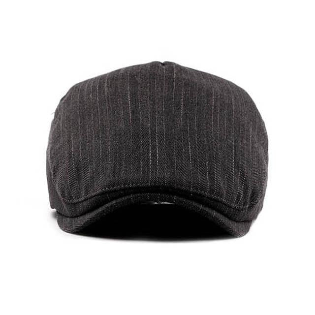 Casquette Plate Rayée