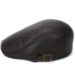 Béret Casquette en Simili Cuir