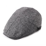 Casquette Plate Béret Tweed