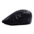 Casquette Bleu Simili Cuir