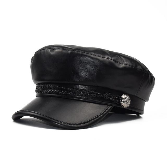 Casquette de Marin Femme Cuir