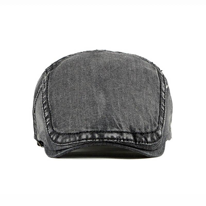 Casquette Plate Denim Homme