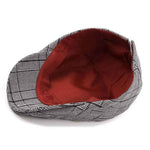 Beret Casquette Plate Ecossaise