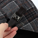 Casquette Plate Ecossaise Tweed