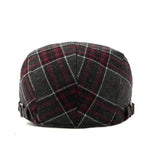 Casquette Plate Ecossaise Vintage