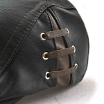 Casquette Cuir Plate Homme