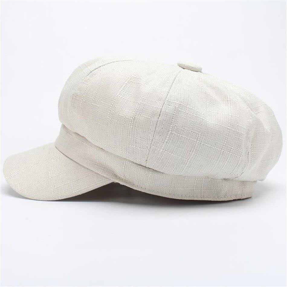 Casquette Gavroche En Lin