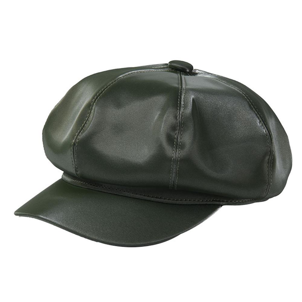 Casquette En Simili Cuir