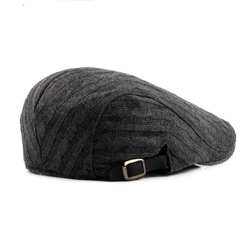Casquette Plate en Tricot