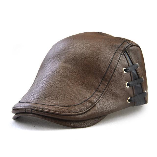 Casquette Faux Cuir