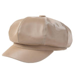 Casquette Femme Simili Cuir
