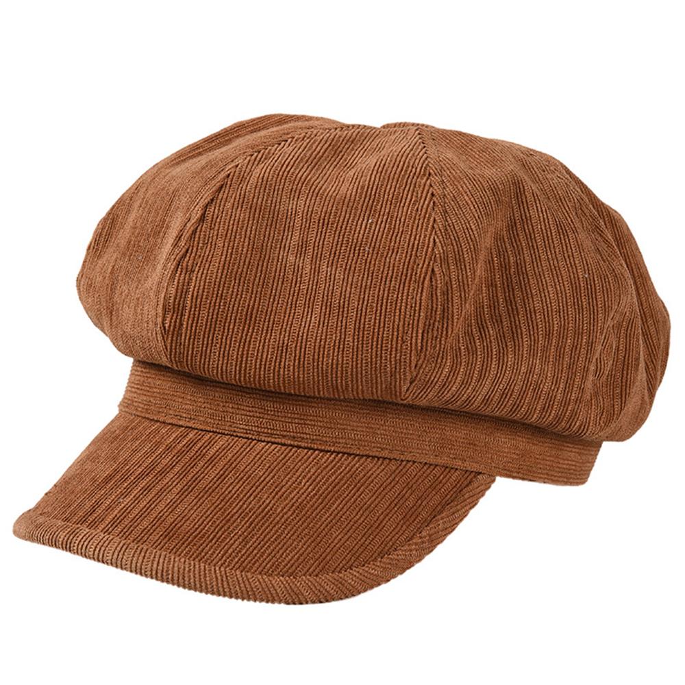 Casquette Gavroche Camel En Coton
