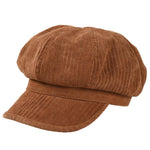 Casquette Gavroche Camel En Coton
