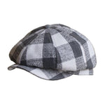 Casquette Gavroche Carreaux Femme