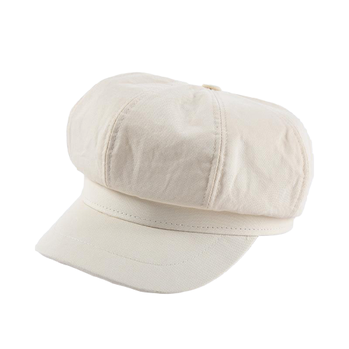 Casquette Gavroche Coton Beige
