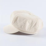 Casquette Gavroche Beige Coton