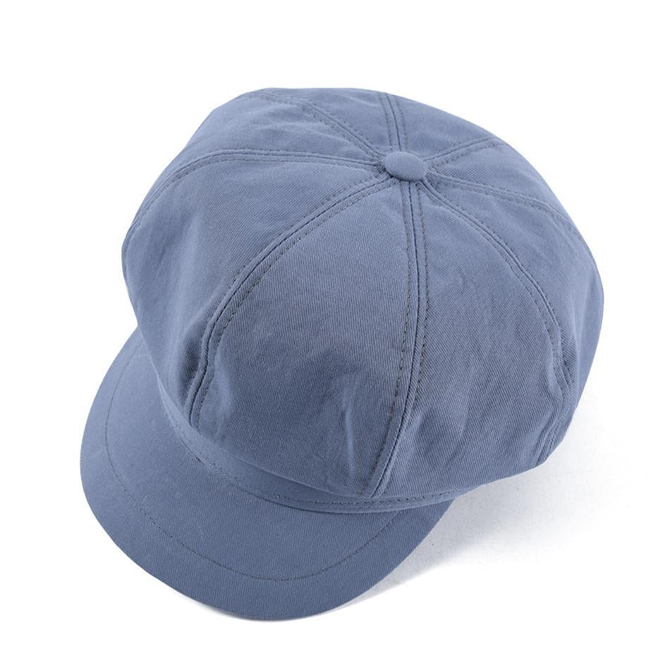 Casquette Gavroche Bleue Coton
