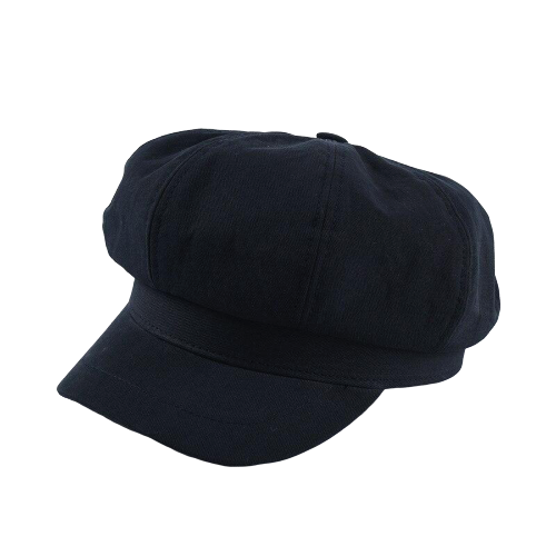 Casquette Gavroche Coton Noire