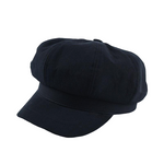 Casquette Gavroche Coton Noire