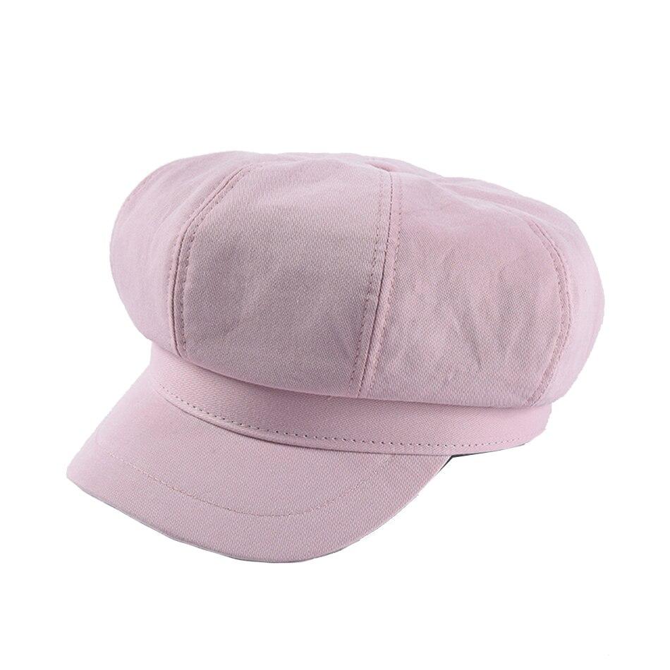 Casquette Gavroche Coton Rose