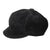 Casquette Gavroche Cuir Noir