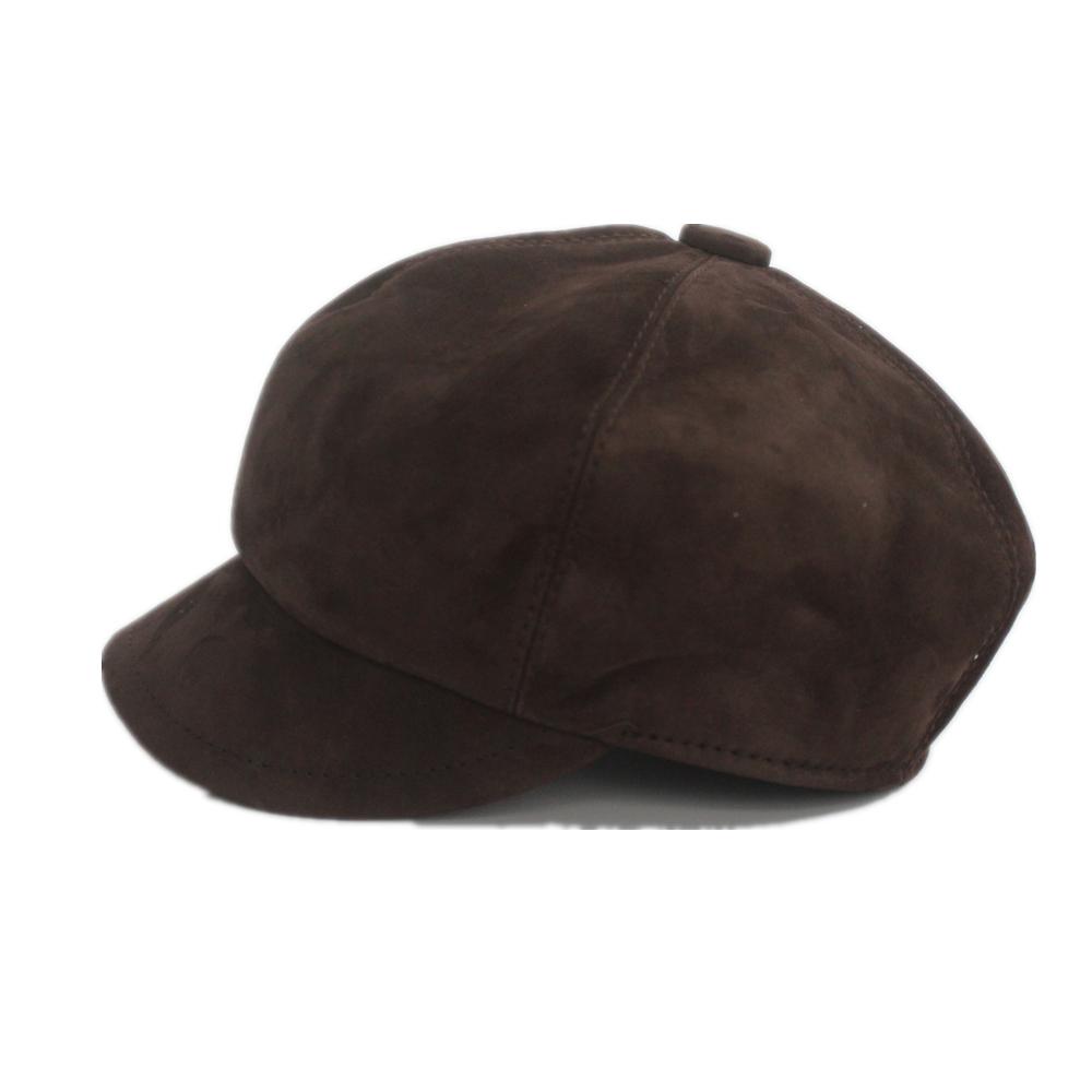 Casquette Cuir Suédé Gavroche
