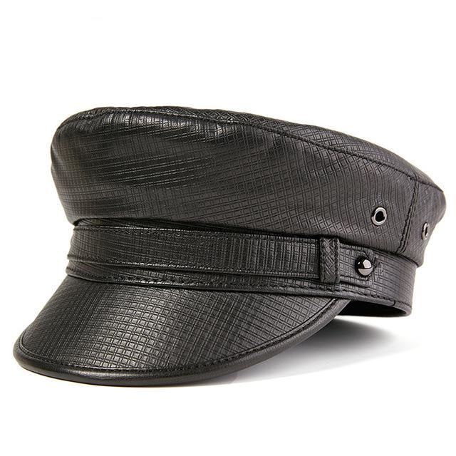 Casquette Gavroche En Cuir