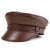 Casquette Gavroche En Cuir Marron