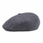 Casquette Gavroche En Laine Grise