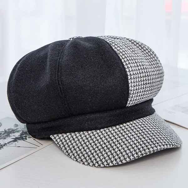 Casquette Gavroche En Tricot Femme