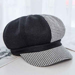 Casquette Gavroche En Tricot Femme