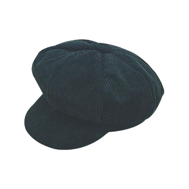 Casquette Gavroche Enfant en Velours Noir