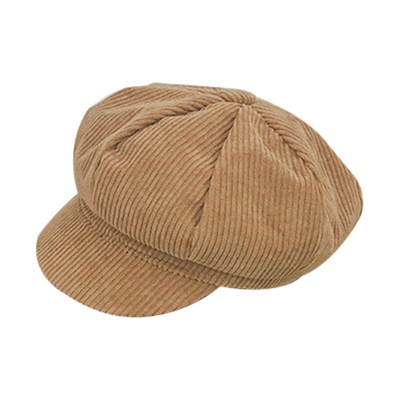 Casquette Gavroche Enfant Velours Kaki
