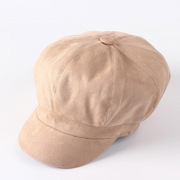 Casquette Gavroche Femme en Beige