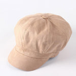 Casquette Gavroche Femme en Beige