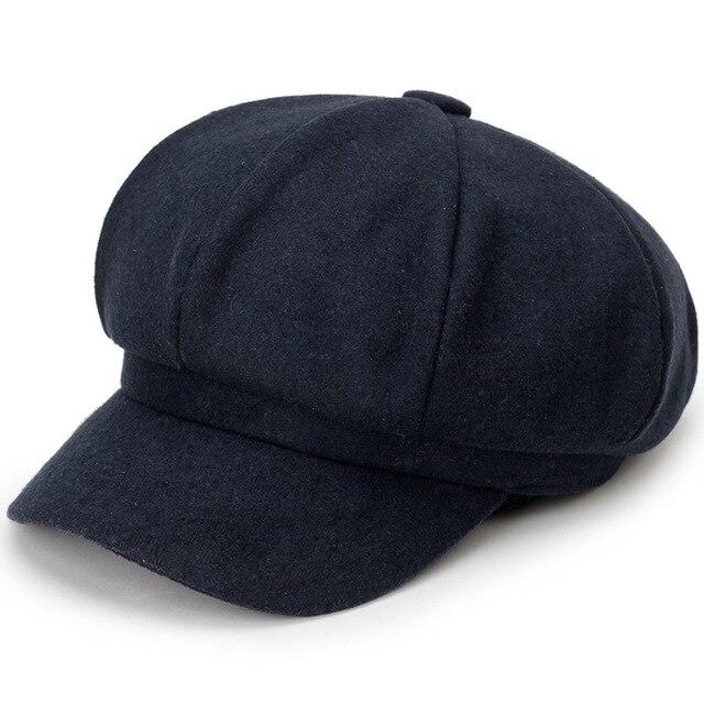 Casquette Gavroche Femme Bleu Marine