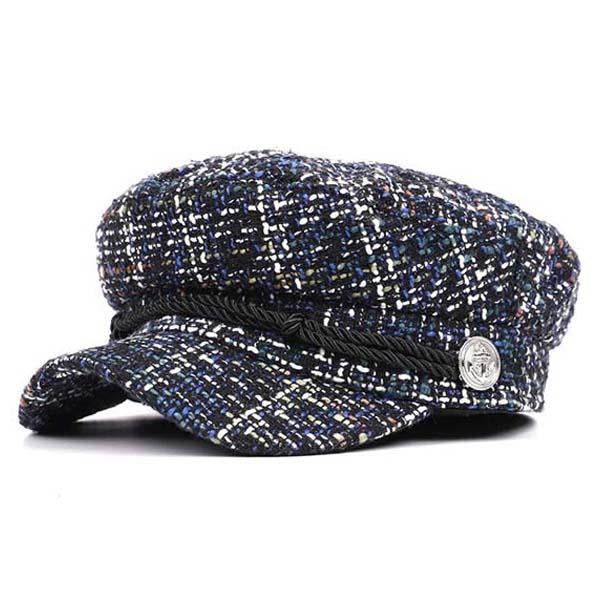 Casquette Gavroche Femme Bleue