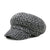 Casquette Gavroche Femme Gris Noir